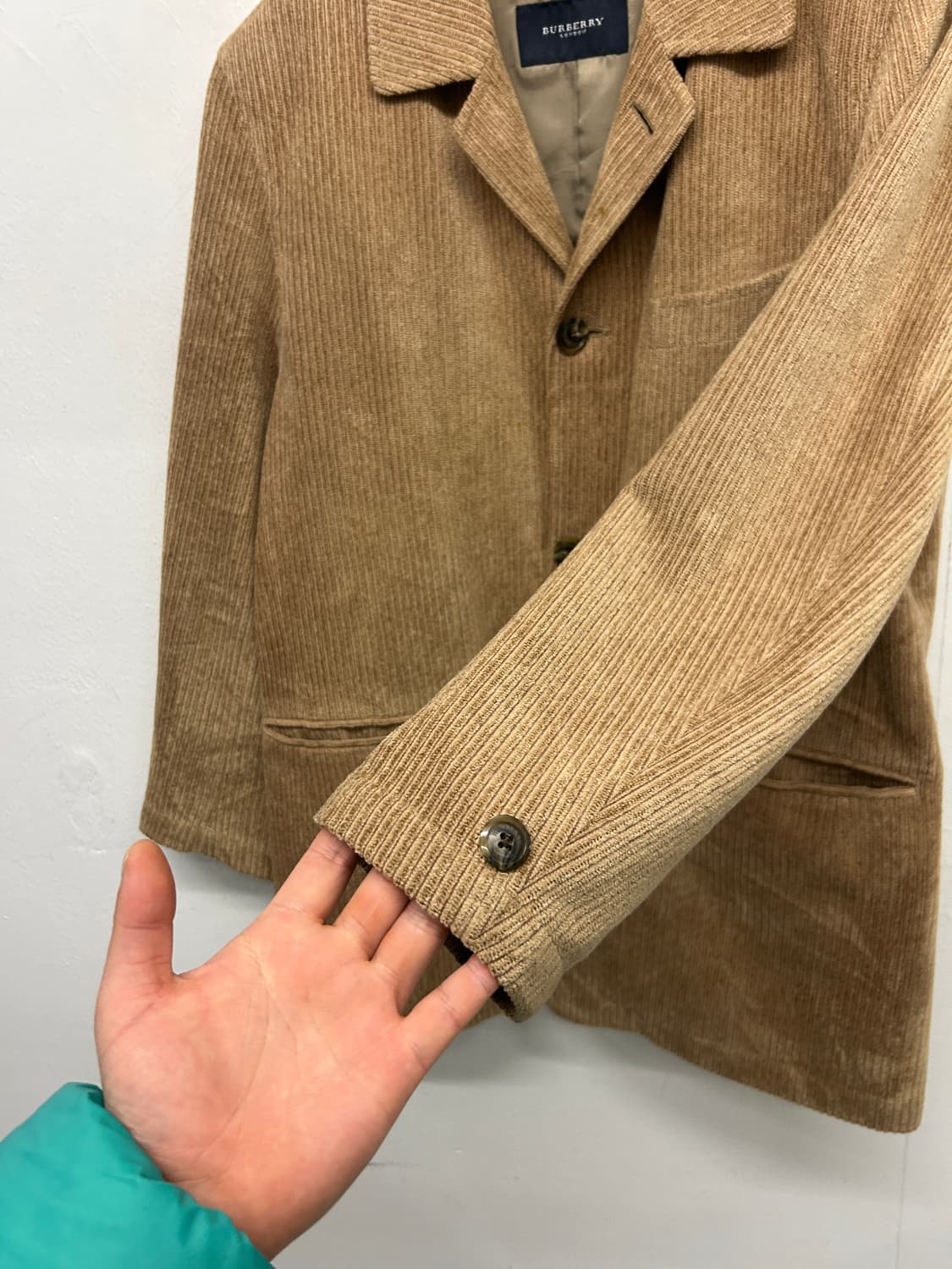 JPN 버버리 코듀로이 자켓 브라운 상품이미지3
