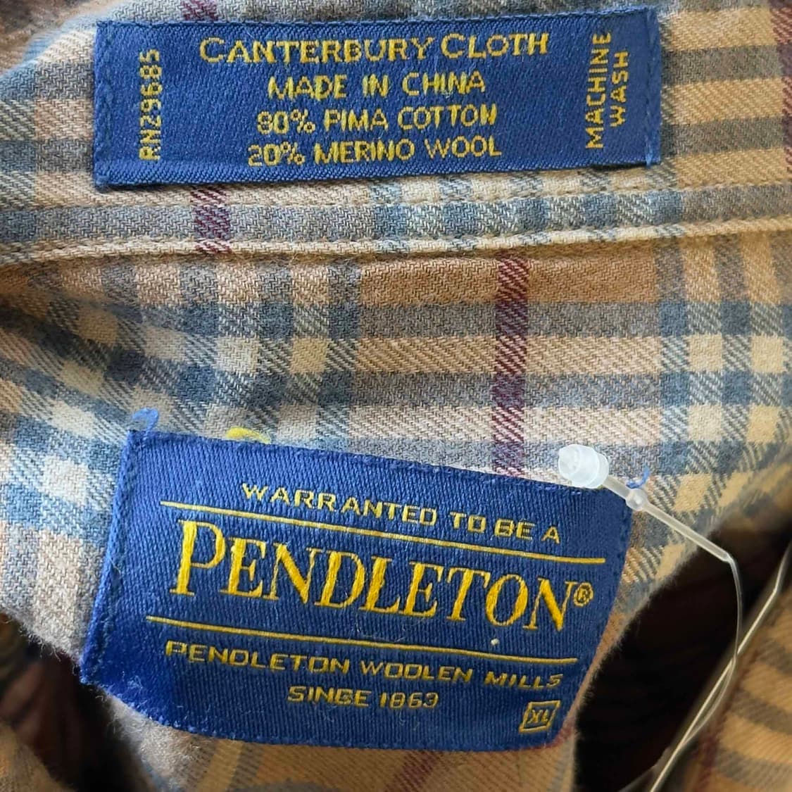 펜들턴 체크 셔츠 상품이미지4