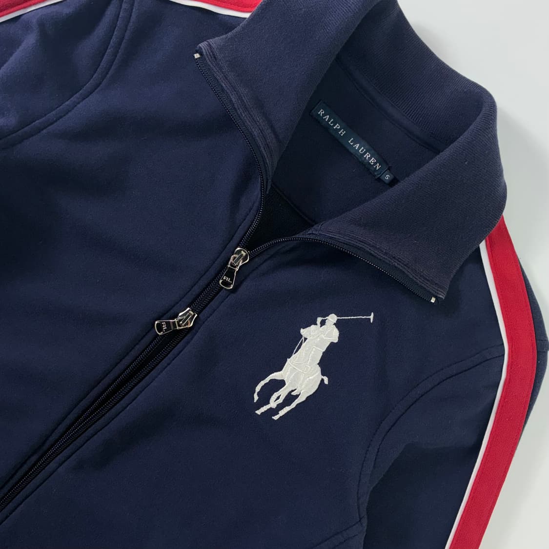 Polo 폴로 랄프로렌 네이비 사이드 빅포니 트랙탑 집업 상품이미지3