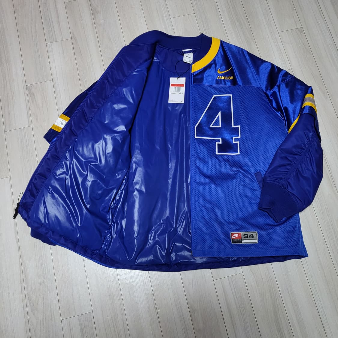 (새상품 US L) 나이키 엠부쉬 AMBUSH 자켓 딥로얄블루 상품이미지4