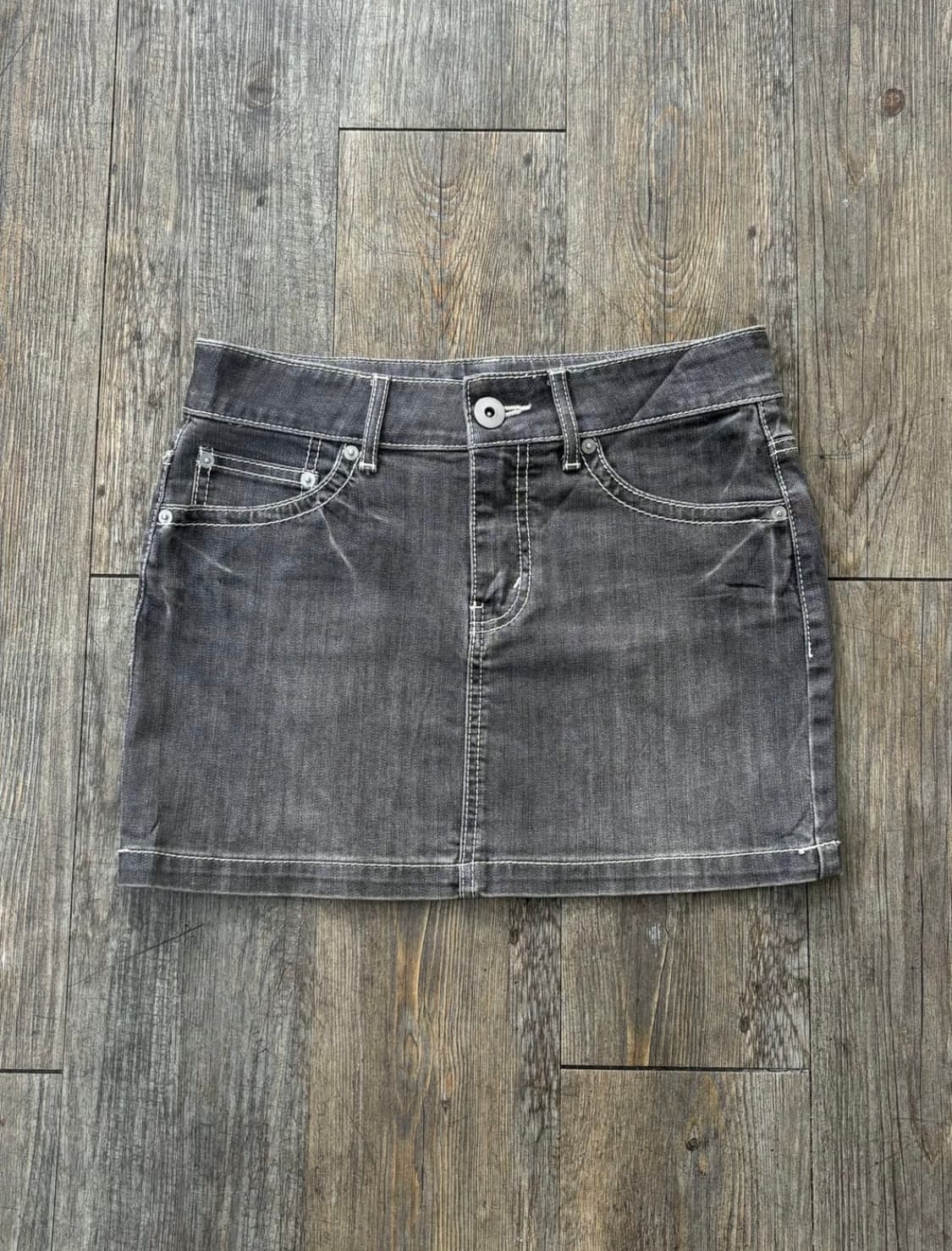 레이빔즈 데님 스커트 상품이미지1