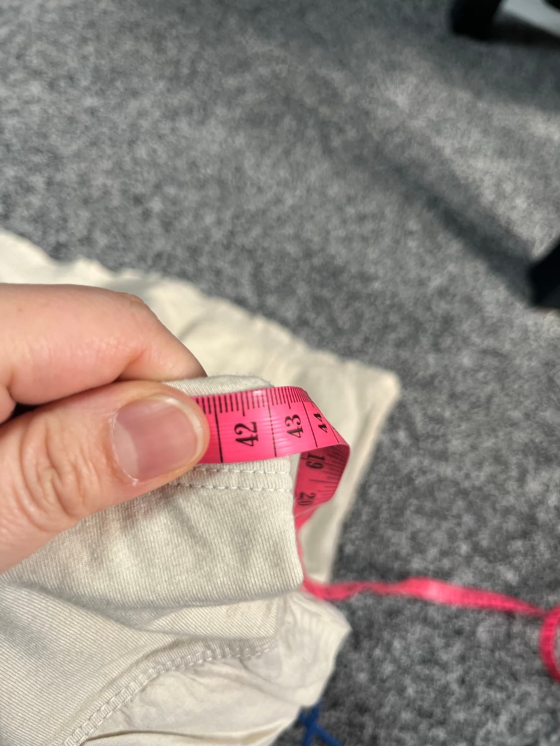 제임스 펄스 모리걸룩 아이보리 스커트 1사이즈 상품이미지5