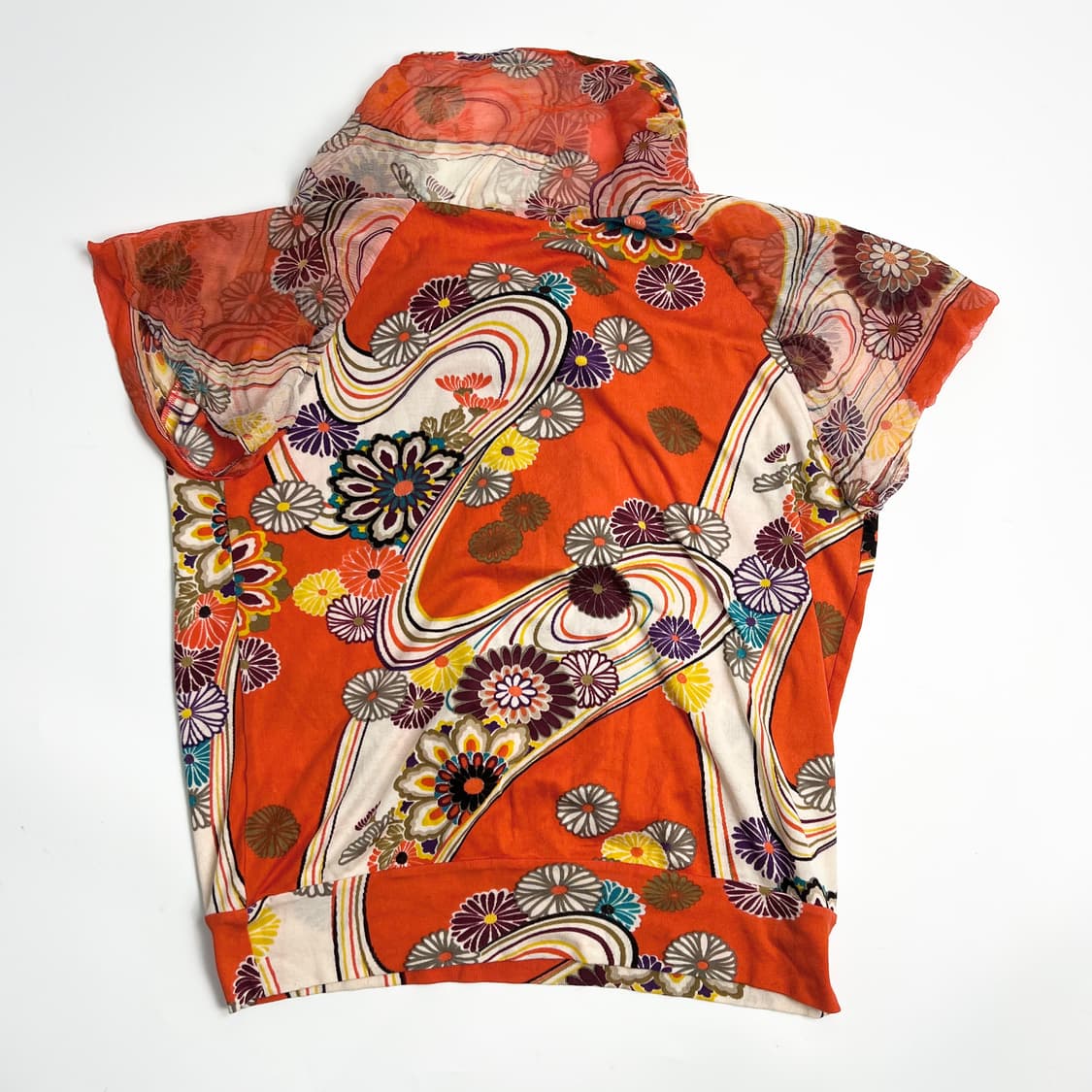 겐조 실크 넥스카프 시어 탑 상품이미지9