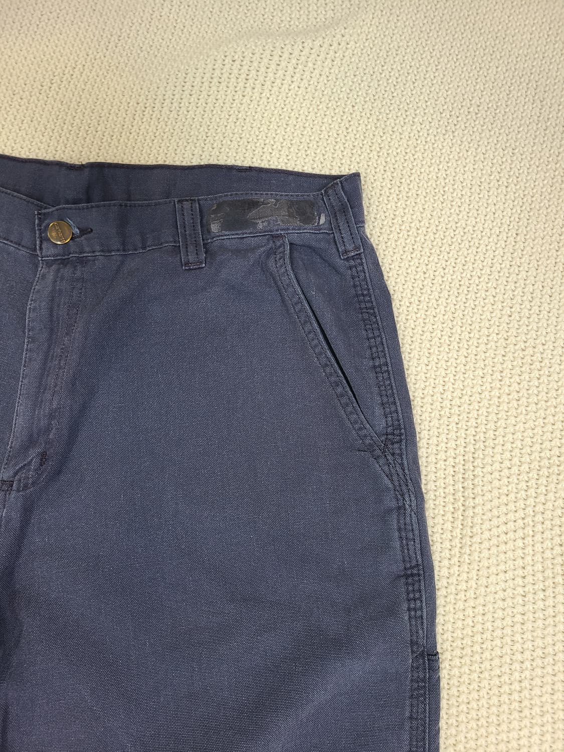 칼하트 워크 팬츠(Navy) 상품이미지3