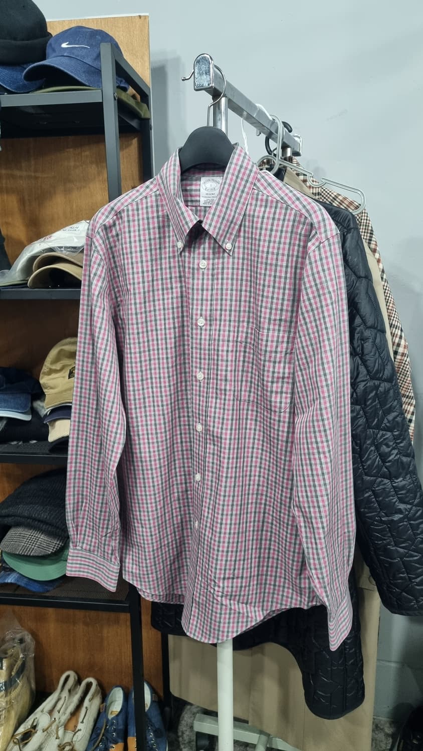 (BROOKS BROTHERS) 95size 리젠트핏 체크셔츠 상태최상 상품이미지1