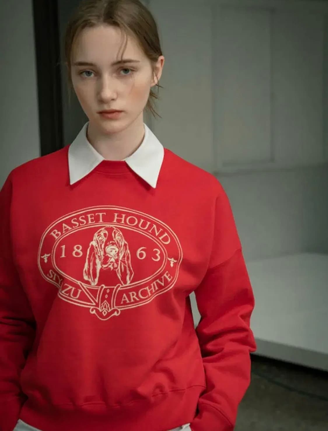 시야쥬 바셋 하운드 스웻 셔츠 맨투맨 상품이미지1