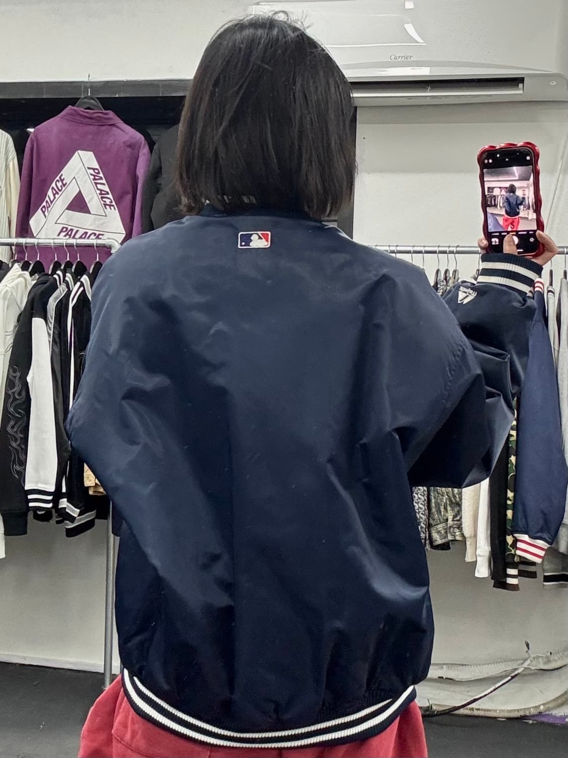 마제스틱 뉴욕 양키스 스타디움 바시티 자켓 상품이미지5