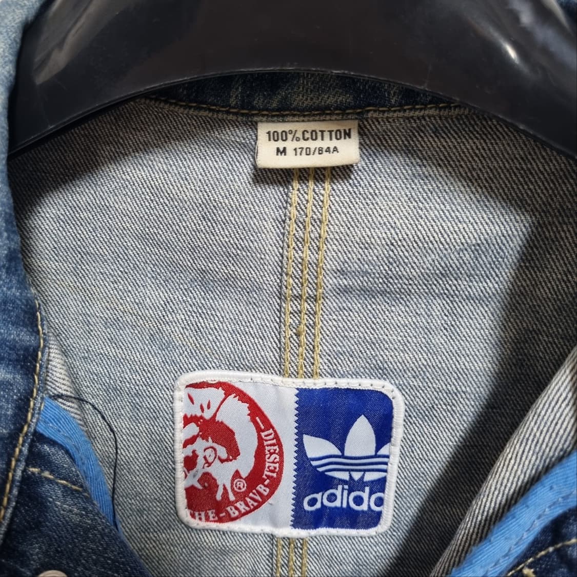 ( M ) 아디다스 디젤 콜라보 데님 자켓 상품이미지5