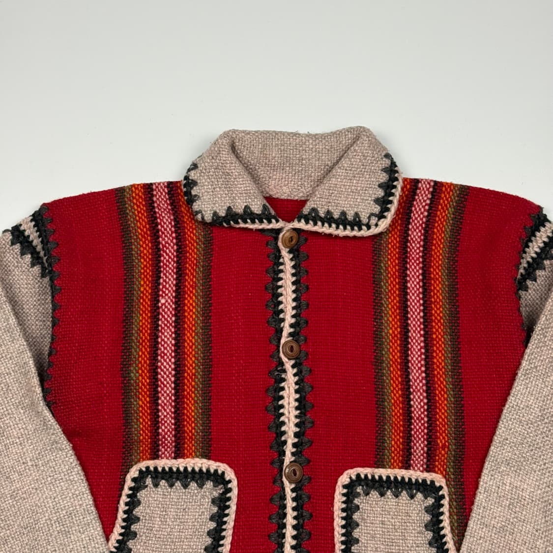 (105) 빈티지 울 니트 재킷 상품이미지3