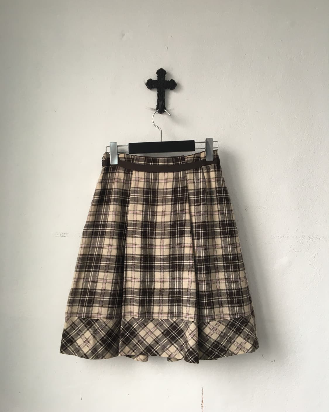 Check pattern skirt 상품이미지4