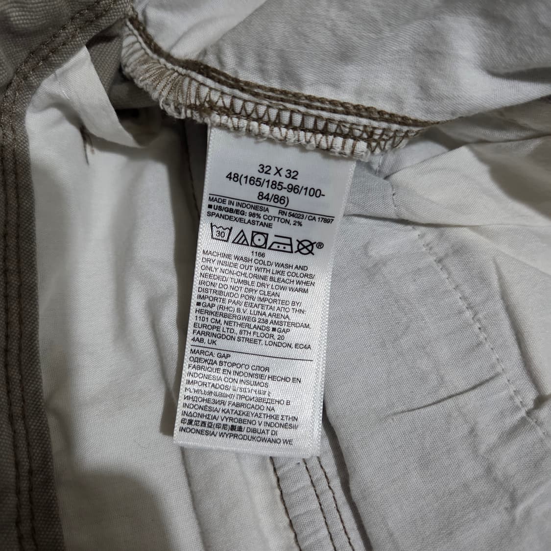 갭 카고 팬츠 32/32 상품이미지6