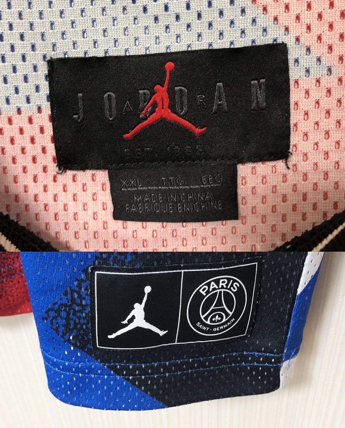 에어조던X파리생제르맹 PSG 19-20 조던브랜드 메쉬탑 XXL(110) 상품이미지4