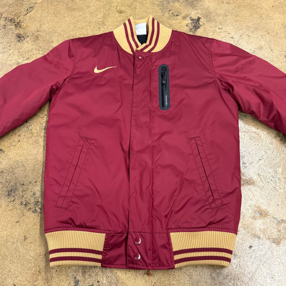 [정품/XS] 나이키 버건디 웜업 자켓 b19 상품이미지3