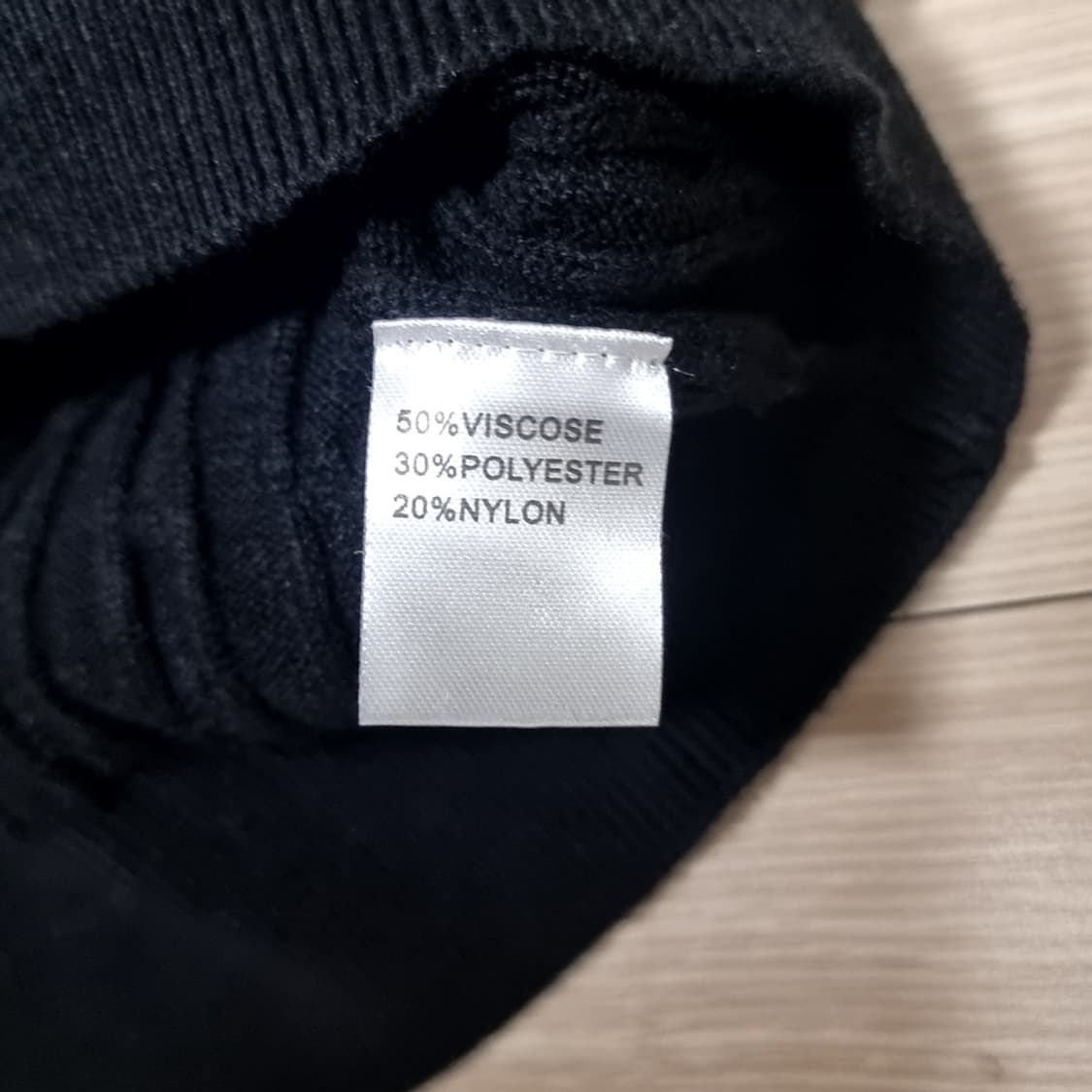 빈티지 헨리넥 케이블 니트 블랙(105) 상품이미지3