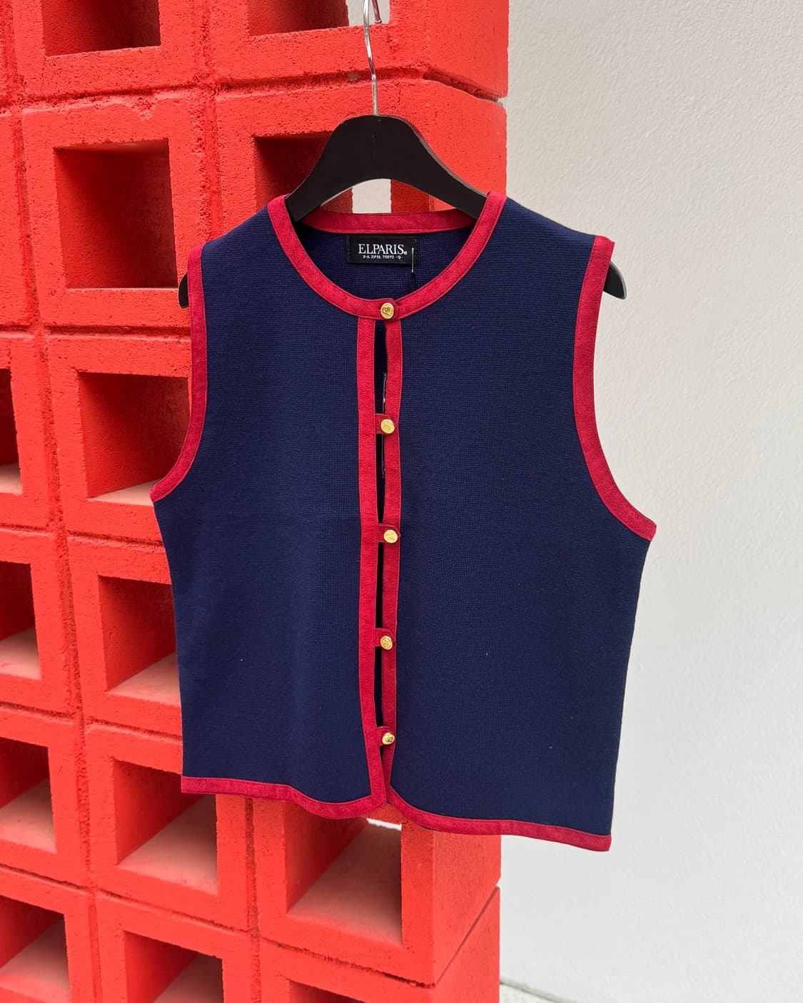 ELPARIS – Wool Knit Sleeveless Vest 상품이미지5