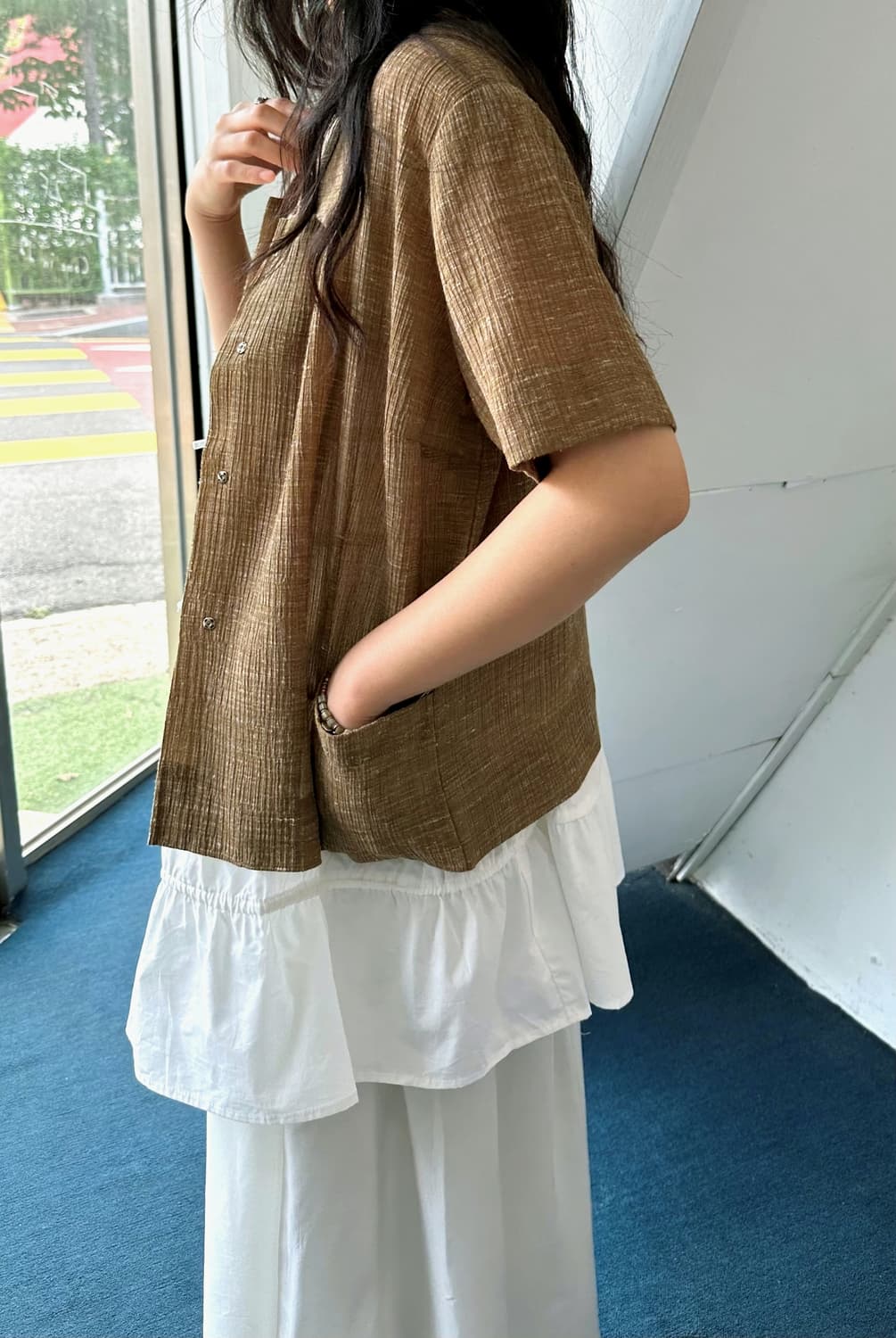Volume fabric design shirket 상품이미지9