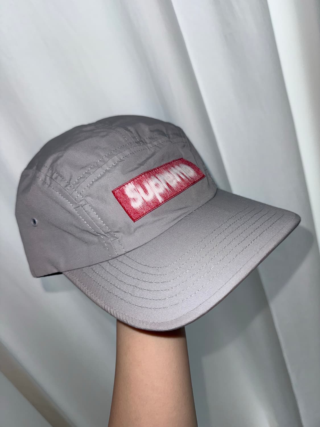 슈프림 리버스드 라벨 캠프캡 상품이미지2