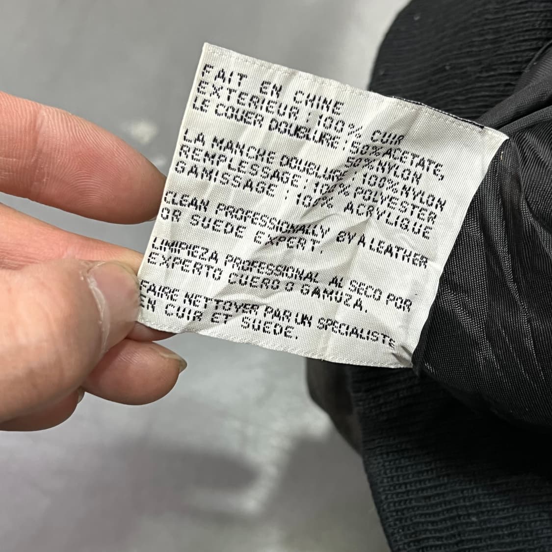  Excelled 레더 봄버 자켓 y15013 상품이미지9