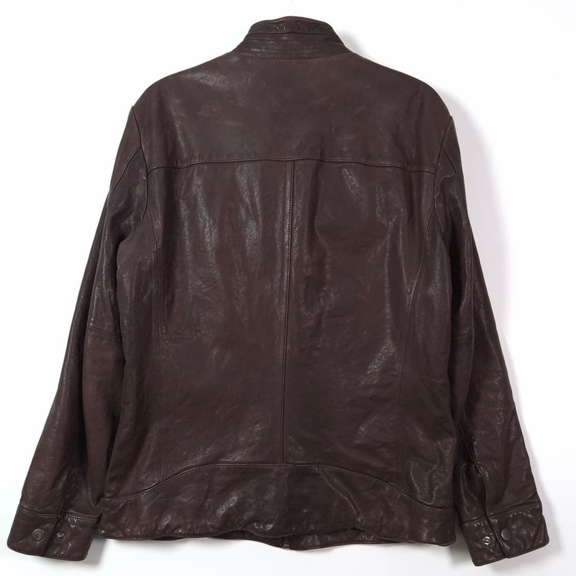 엠피코드 천연 양가죽 싱글 라이더 자켓 브라운 L 상품이미지4