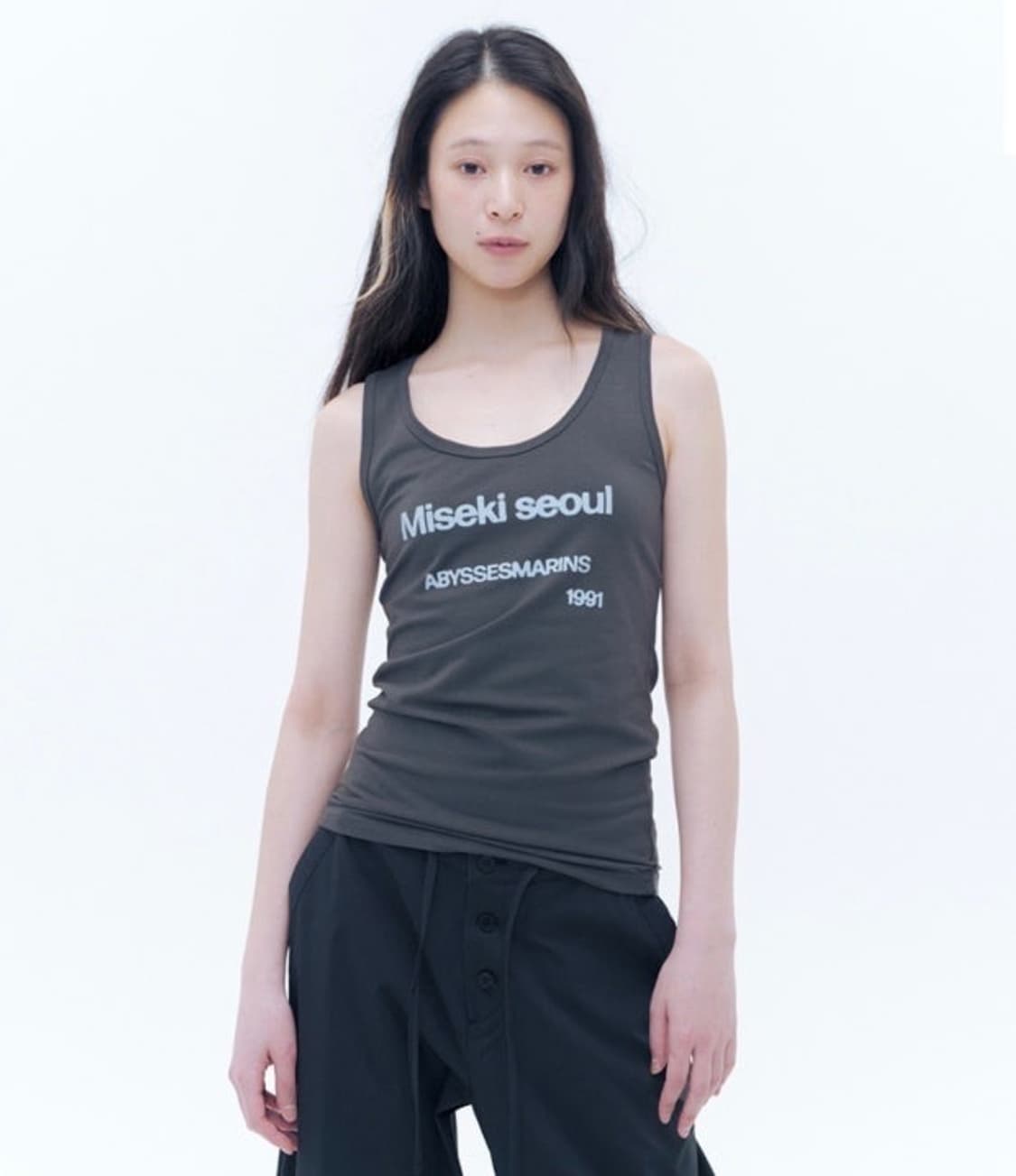 미세키서울 슬리브리스 차콜 Abyssesmarins relax 상품이미지1
