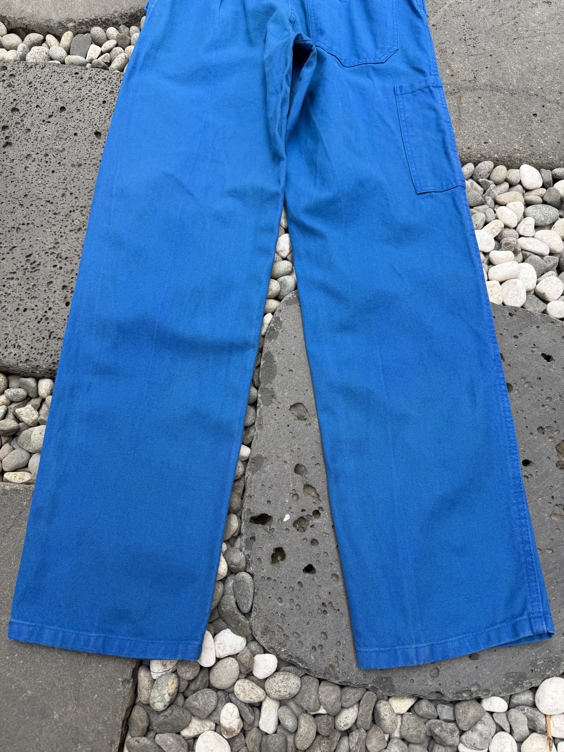 1990s WASHED BLUE FRENCH 빈티지 프렌치워크팬츠 상품이미지8