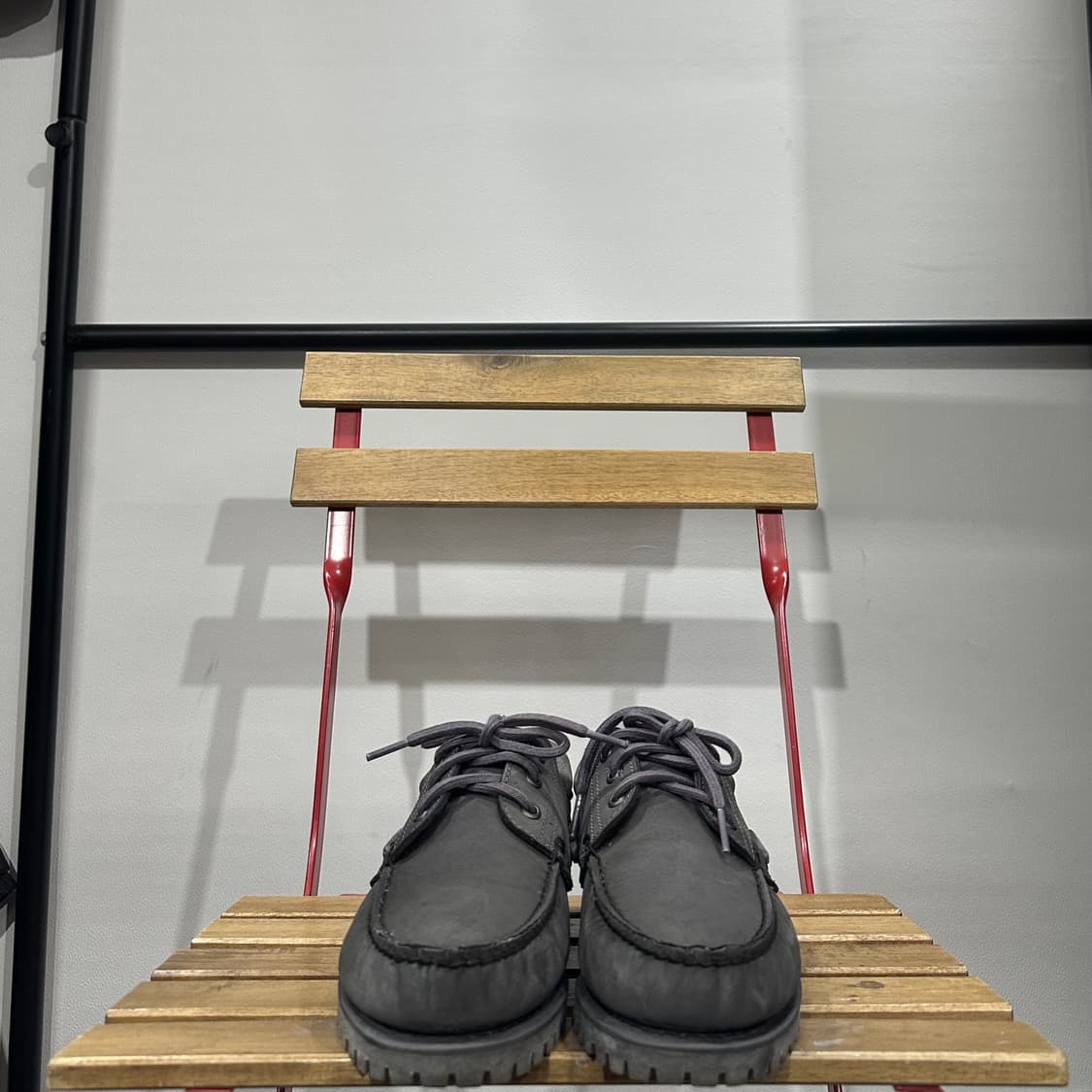 260) 팀버랜드 로퍼 남성 남자 구두 3아이 보트슈즈 그레이 상품이미지2