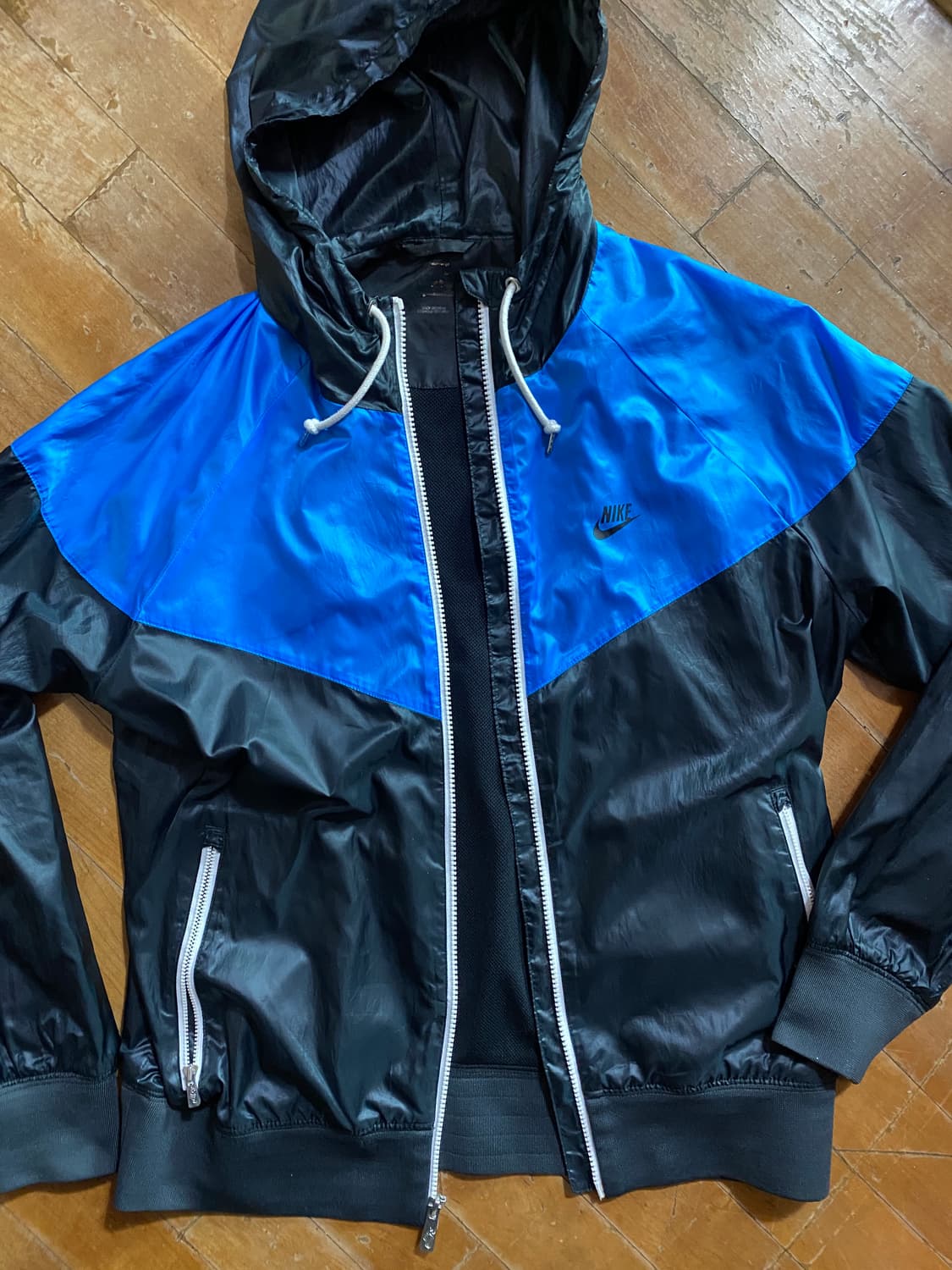 나이키 윈드러너 바람막이 블루/블랙 L (100~105) 상품이미지1