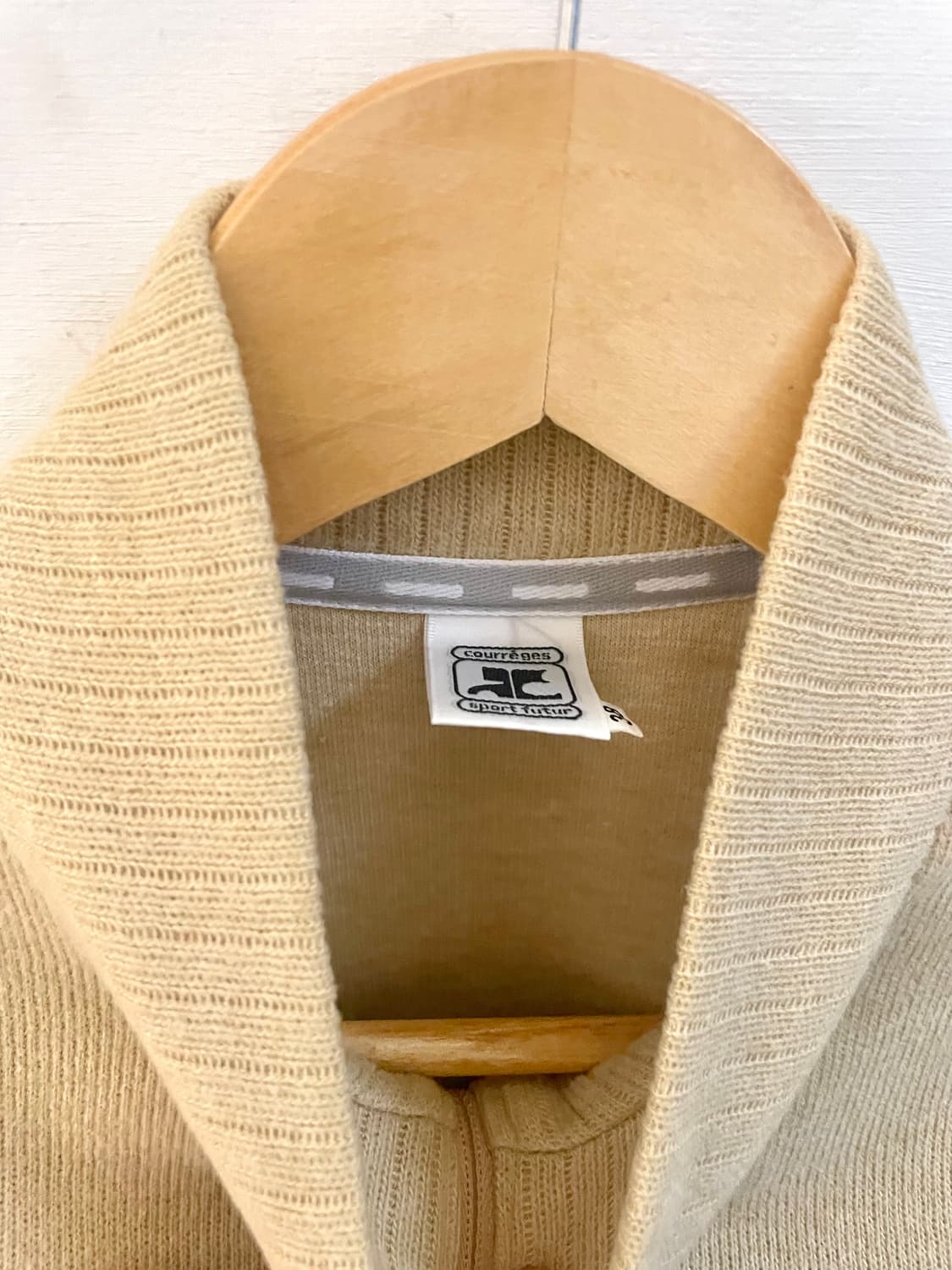 꾸레주 면 혼방 니트 반집업 쿼터집업 상품이미지5