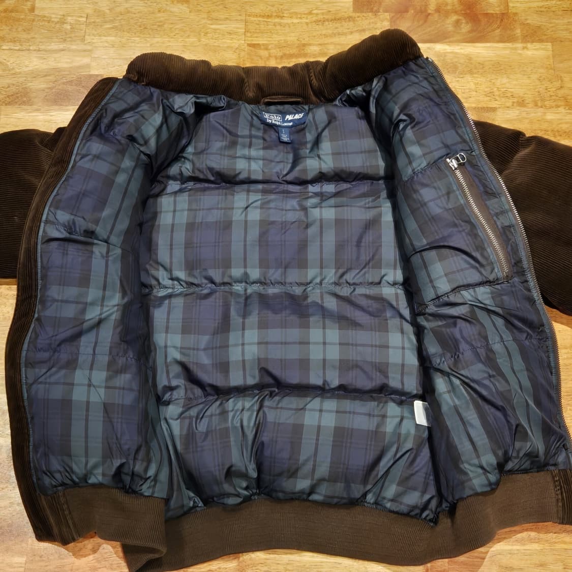 팔라스 x 폴로 코듀로이 패딩 자켓 브라운 상품이미지4