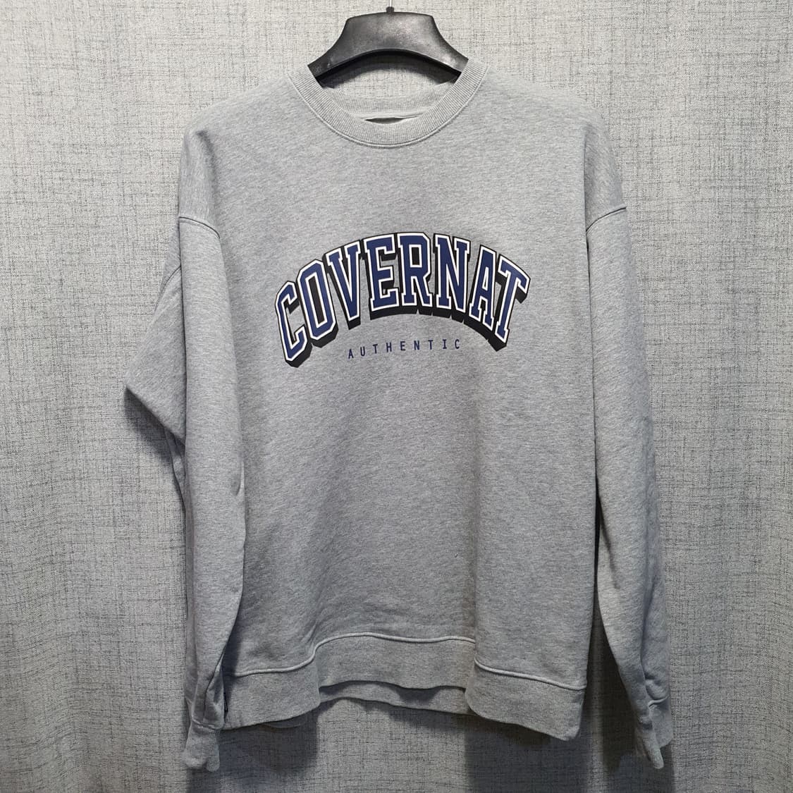 커버낫 맨투맨 티셔츠 회색  상품이미지1