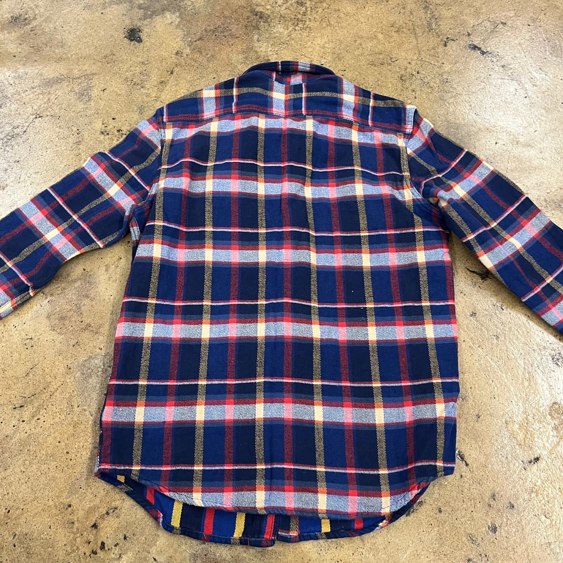 [정품/L] 리바이스 체크 셔츠 남방 네이비 레드 b18 상품이미지4