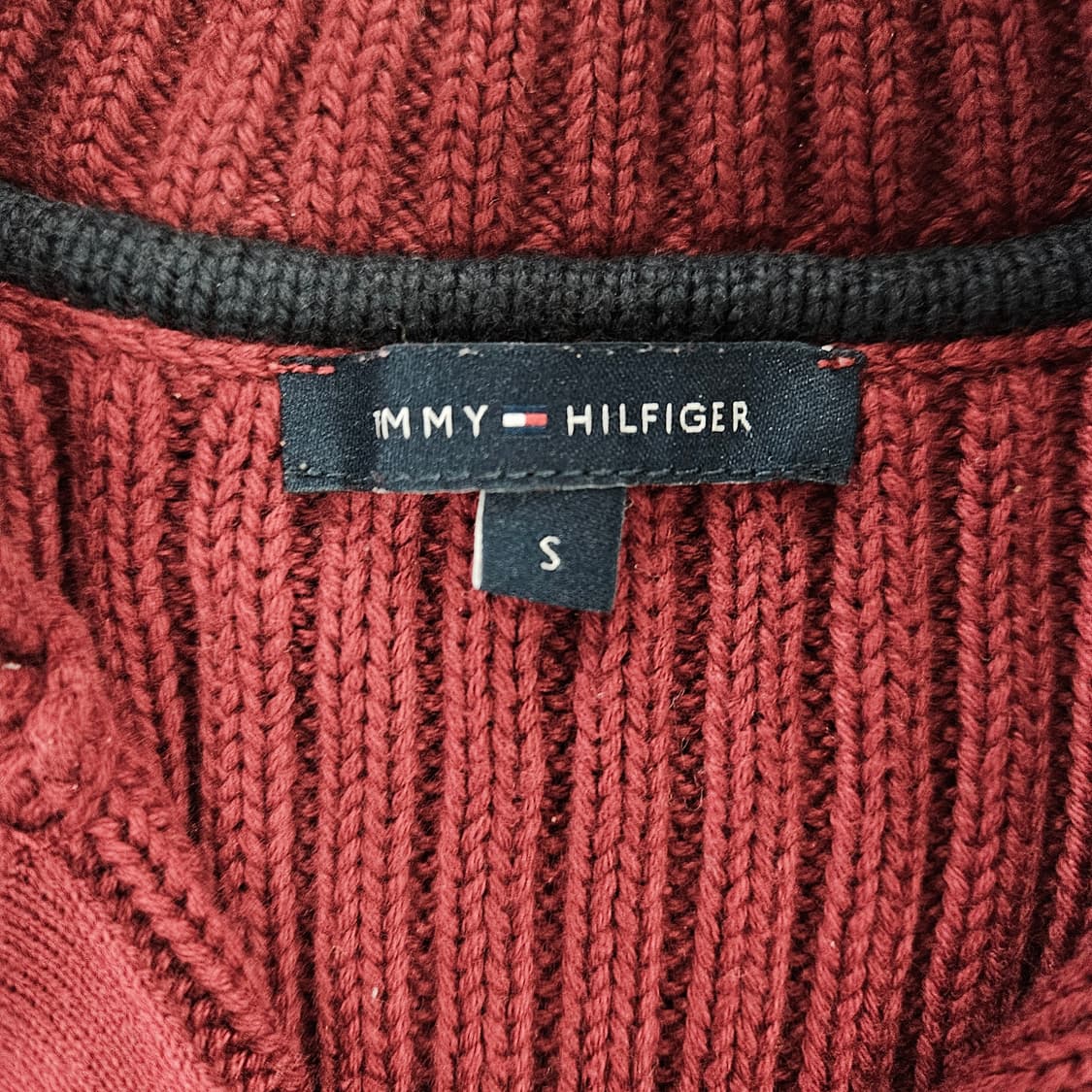 [S] 타미힐피거 여성 케이블 니트 터틀넥 집업 가디건 0115YH1 상품이미지3