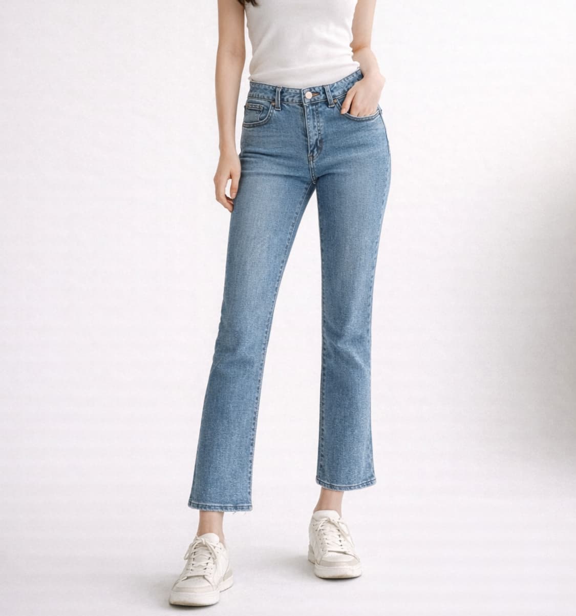 게스 여성 데님 슬림 부츠컷 상품이미지1