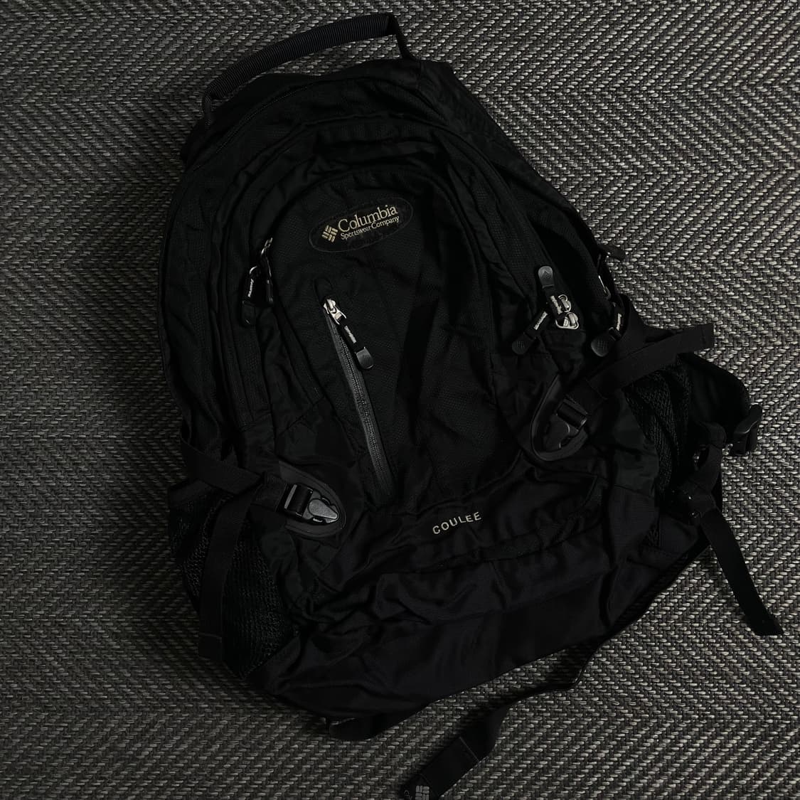 컬럼비아 coulee 블랙 아웃도어 테크 백팩 y 3742 상품이미지1