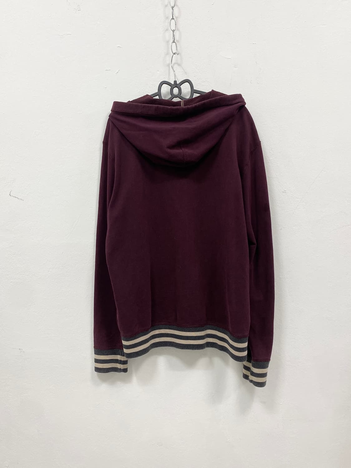 [AMERICAN EAGLE] 아메리칸 이글 버건디 y2k 후드집업 상품이미지4