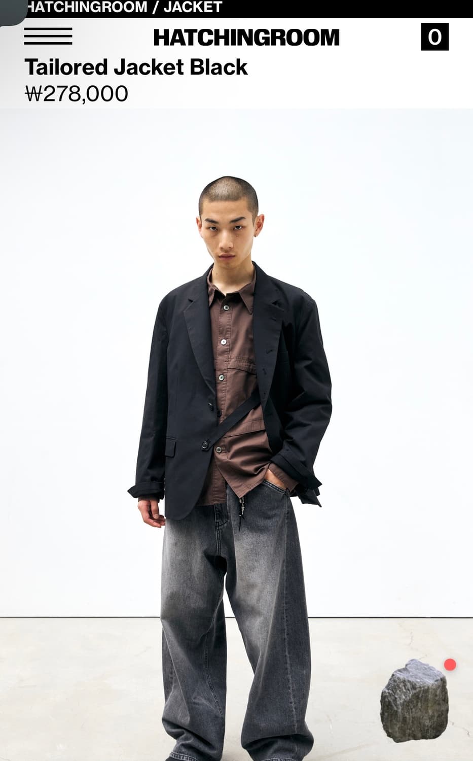  해칭룸 Tailored Jacket Black 상품이미지5