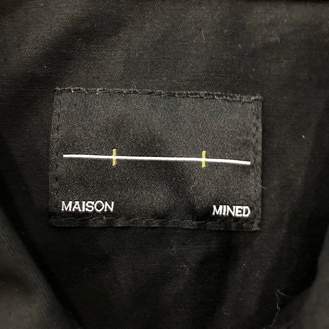메종미네드 블랙 반팔 셔츠 상품이미지3