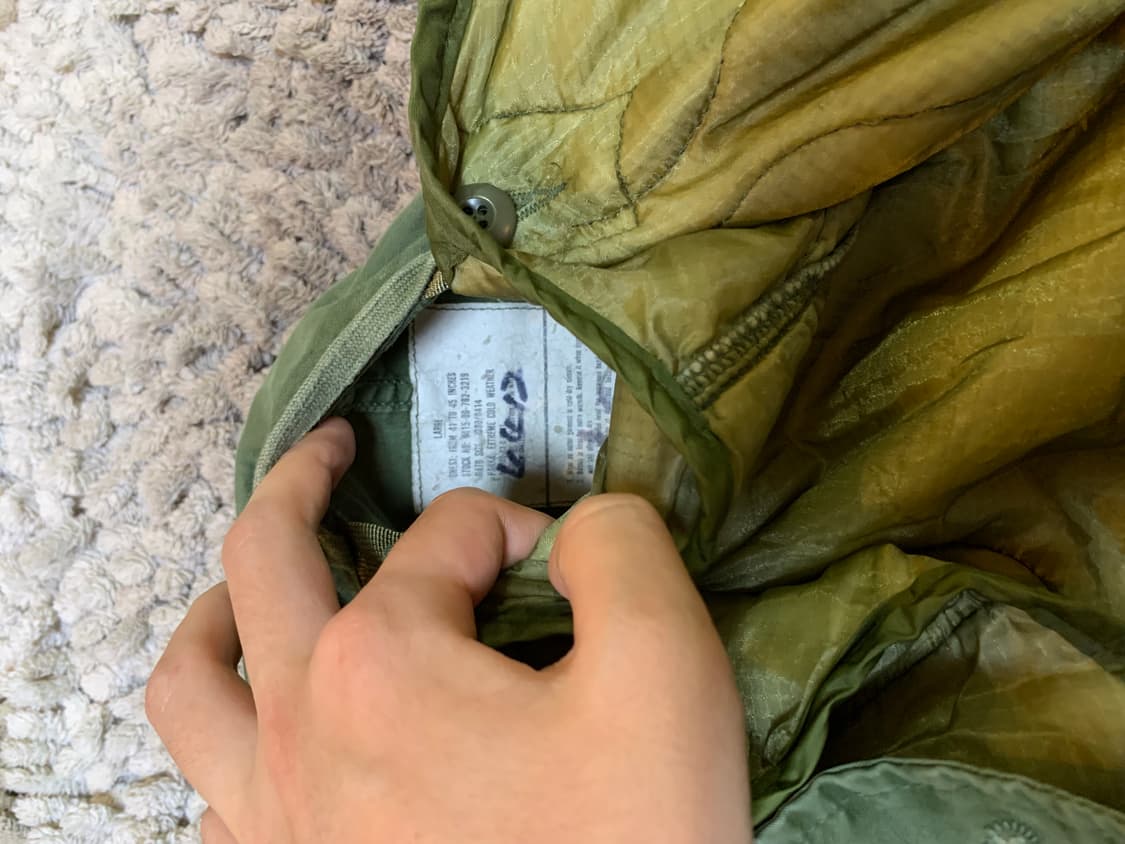 오리지널 70s M-65 내,외피 모자 (내,외피) 풀세트 상품이미지3