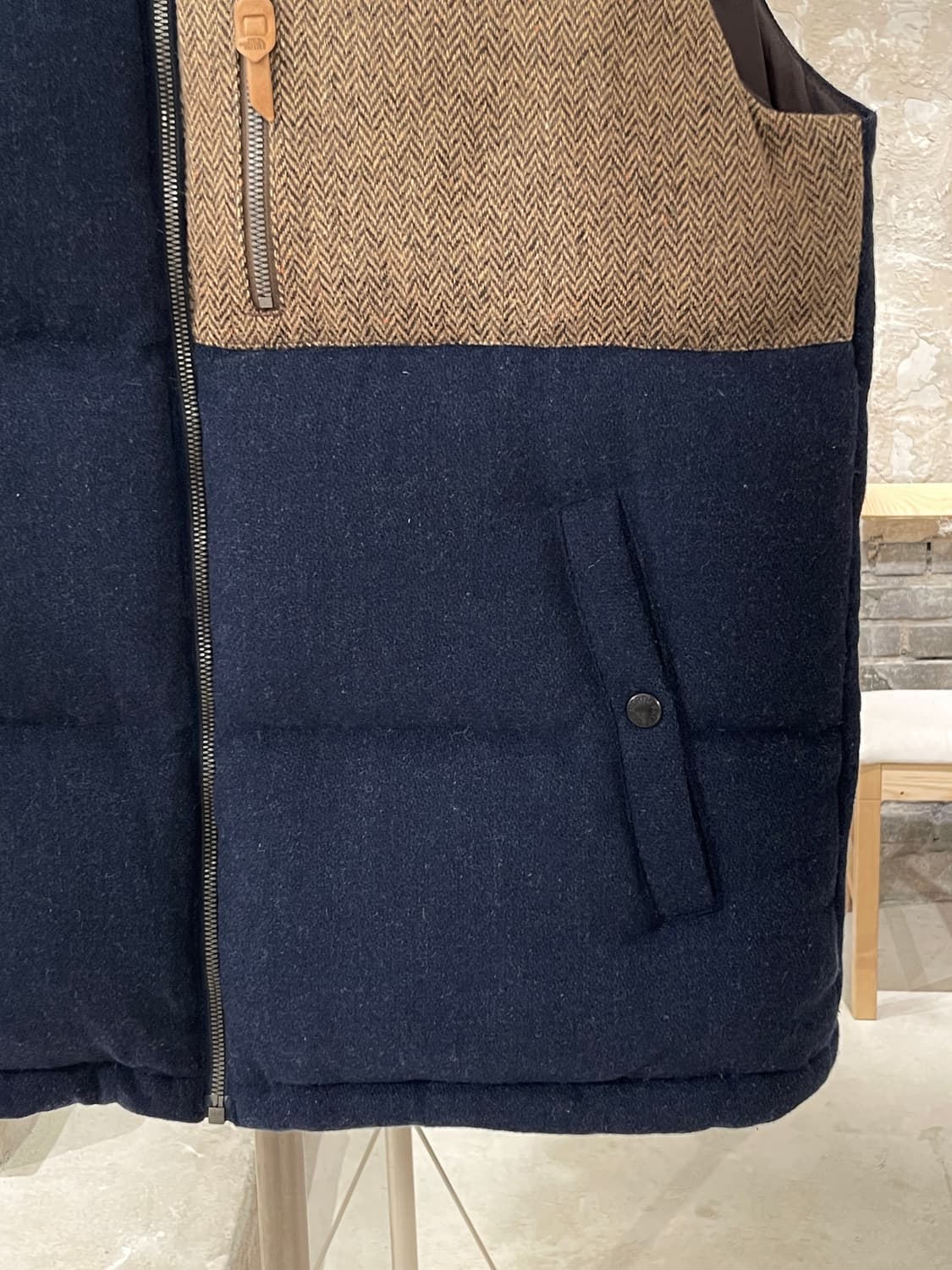 노스페이스 네이비 구스 다운 푸퍼 베스트 상품이미지5