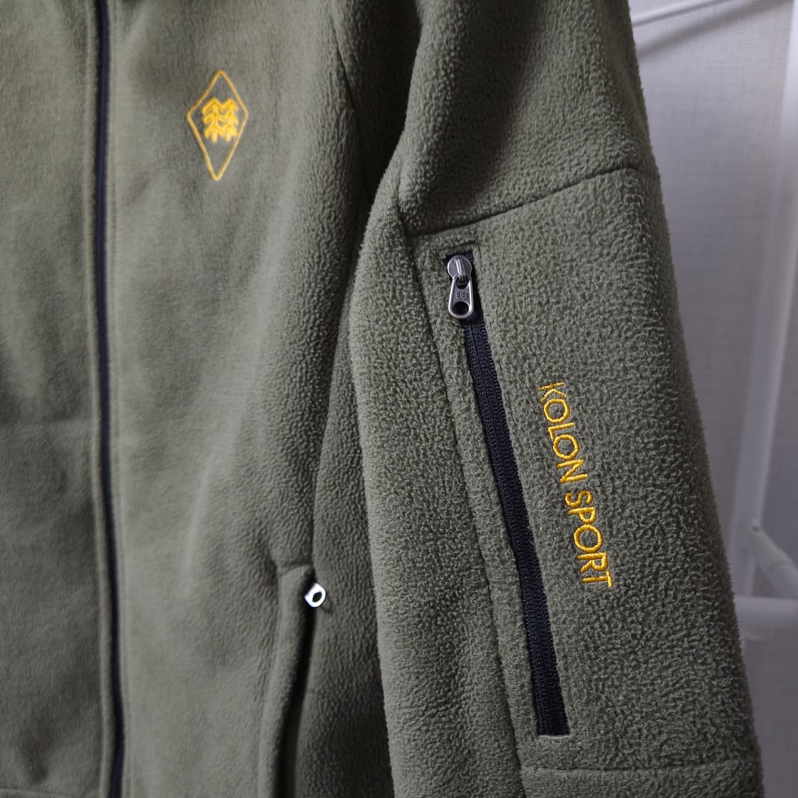 100 ) 코오롱 스포츠 남성 후리스 자켓 상품이미지3