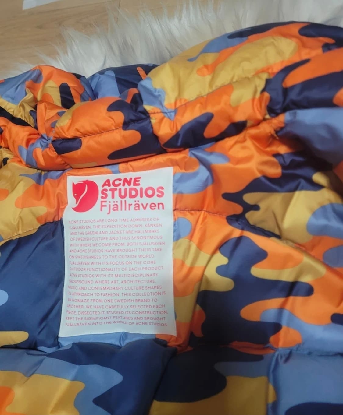 아크네 스튜디오 Fjallraven 콜라보 패딩(대장급) 상품이미지5