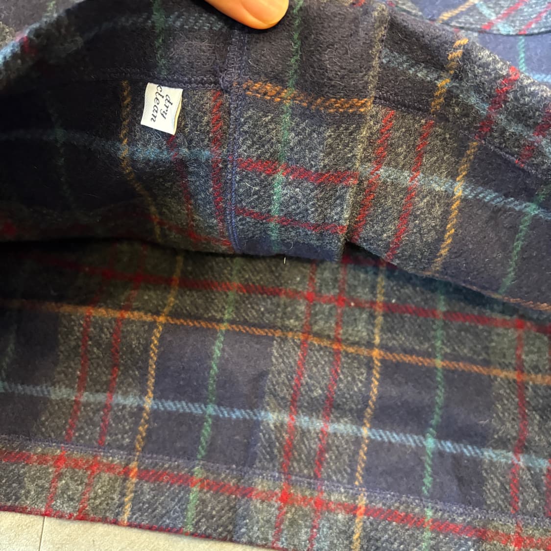 80년대 미국 생산 펜들턴 체크 울 체크 CPO 셔츠 자켓  상품이미지6