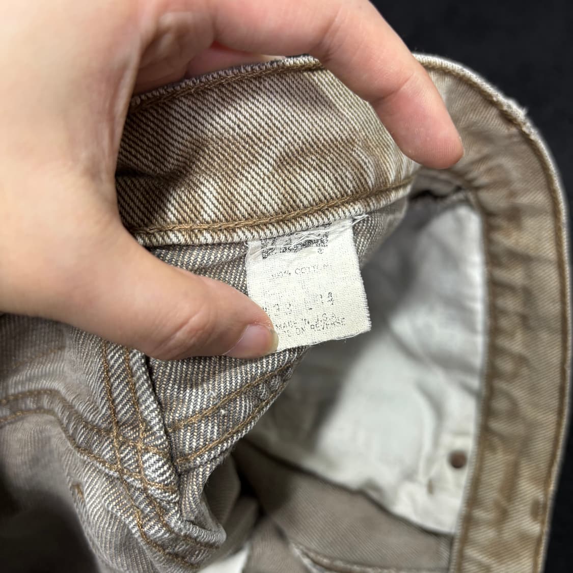 33 90s 리바이스560 USA 데저트 루즈핏 데님팬츠 상품이미지5