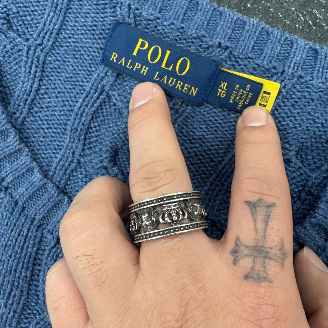 (105)폴로케이블니트 상품이미지4