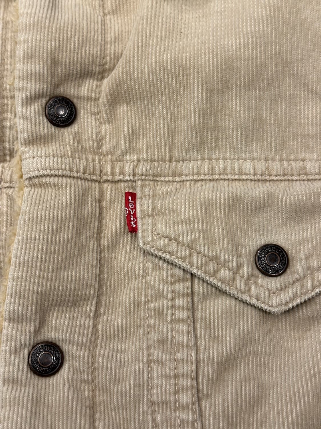 00s 리바이스 쉐르파 코듀로이 트러커 자켓 M 상품이미지3