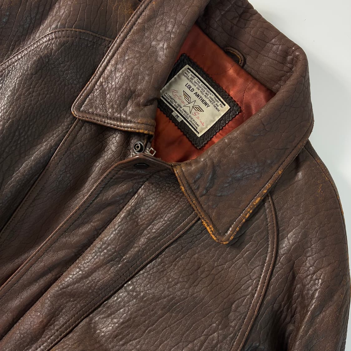 Lold anthony  램스킨 레더 가죽 자켓 상품이미지4