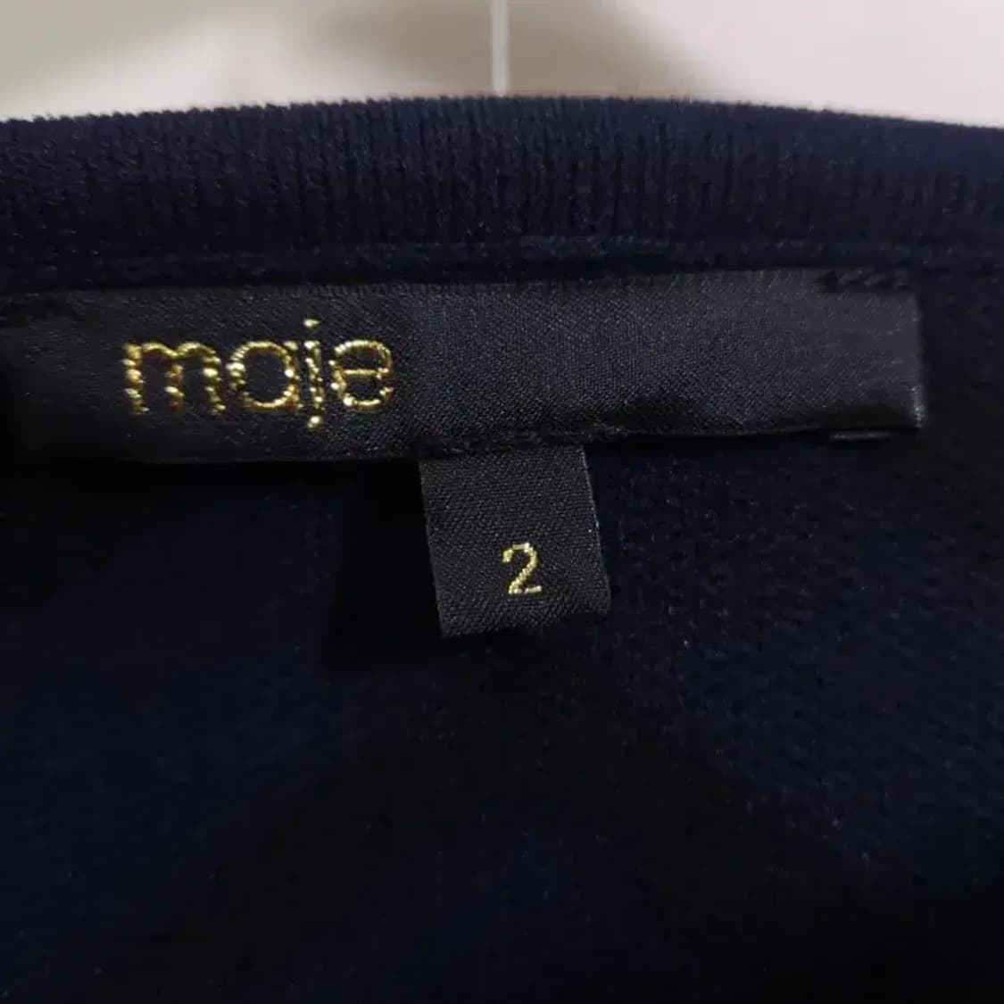 마쥬 네이비 지그재그 패턴 원피스 2사이즈 상품이미지7