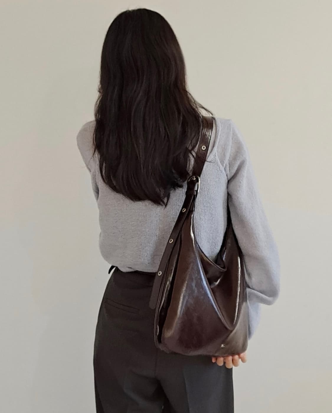 베일린 숄더백 브라운 상품이미지1