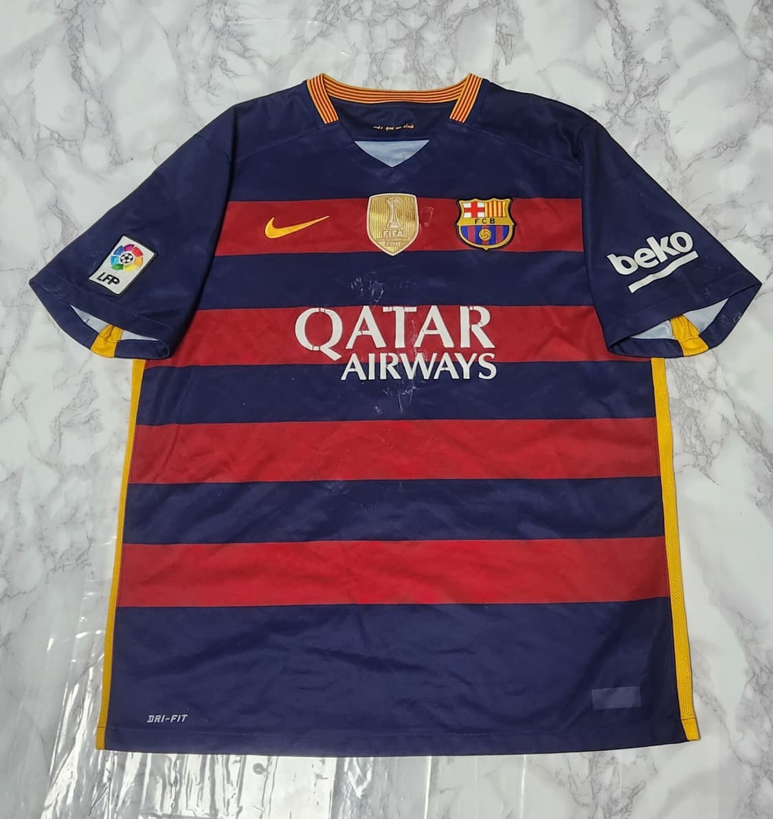 나이키 바르셀로나 15-16 축구 유니폼 반팔 상품이미지1
