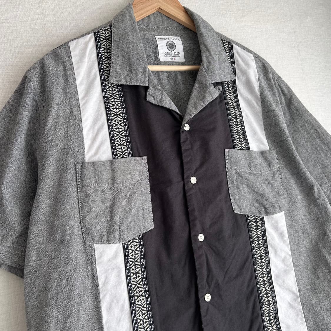 Vintage Embroidery Cuba Shirts 상품이미지2